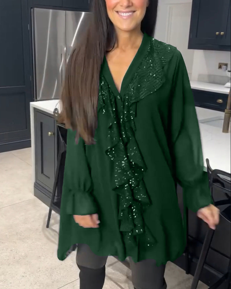 Norélise | Elegante Blouse Met Ruches