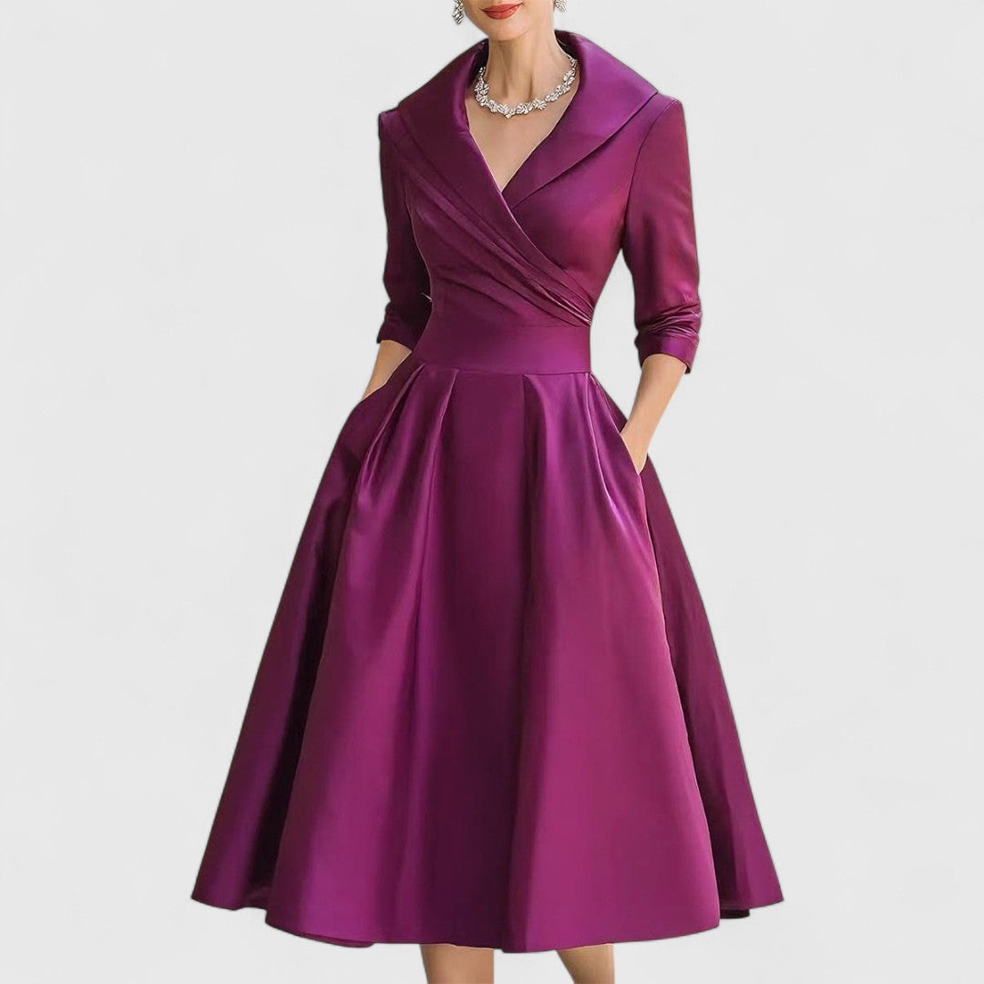 Meravinne | Elegante Midi Jurk