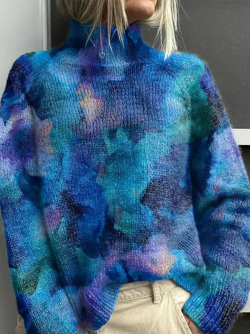 Nolda | Bedrukte sweater met natuurmotieven