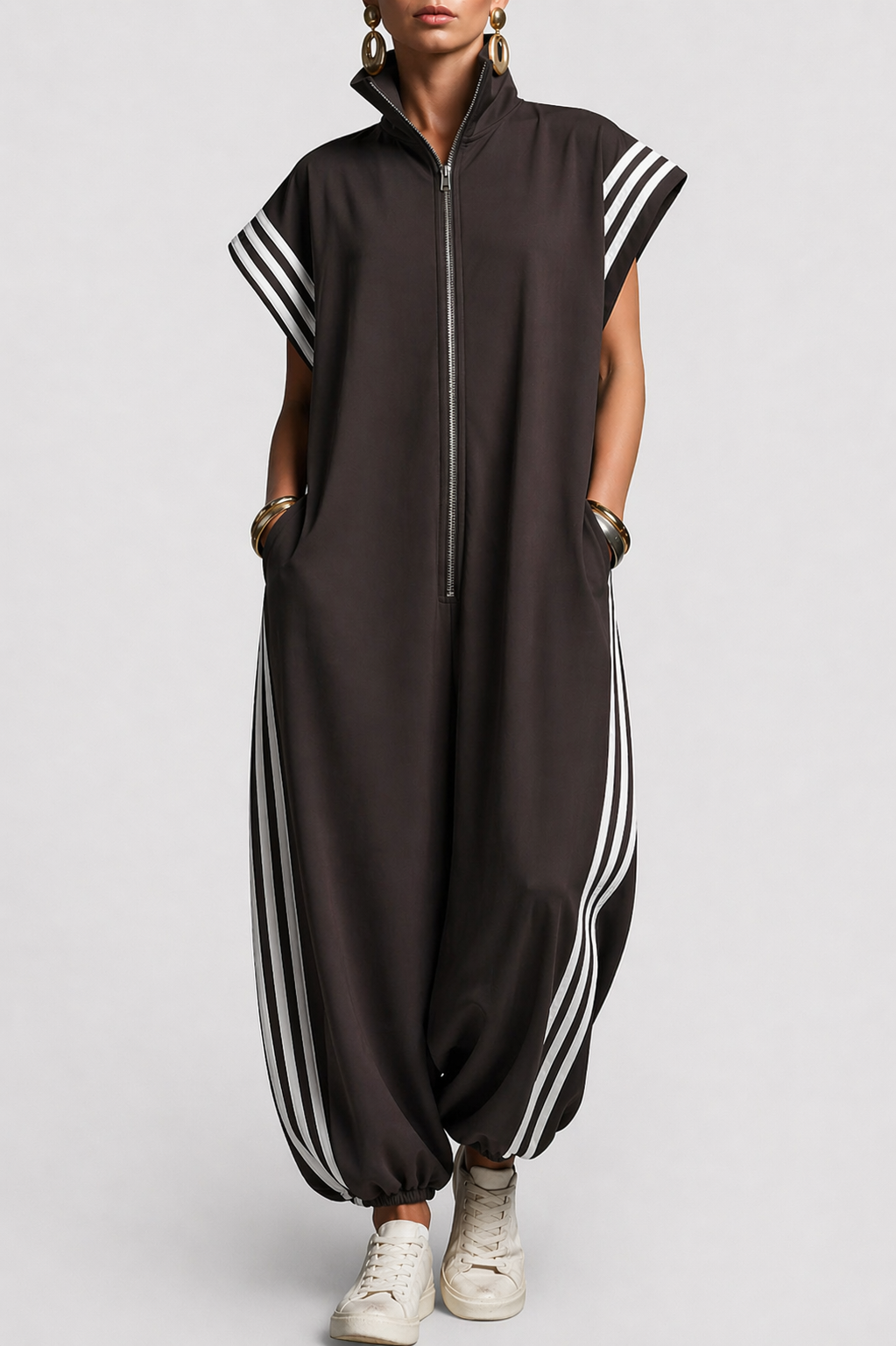 Bridgette | Jumpsuit met ritshals