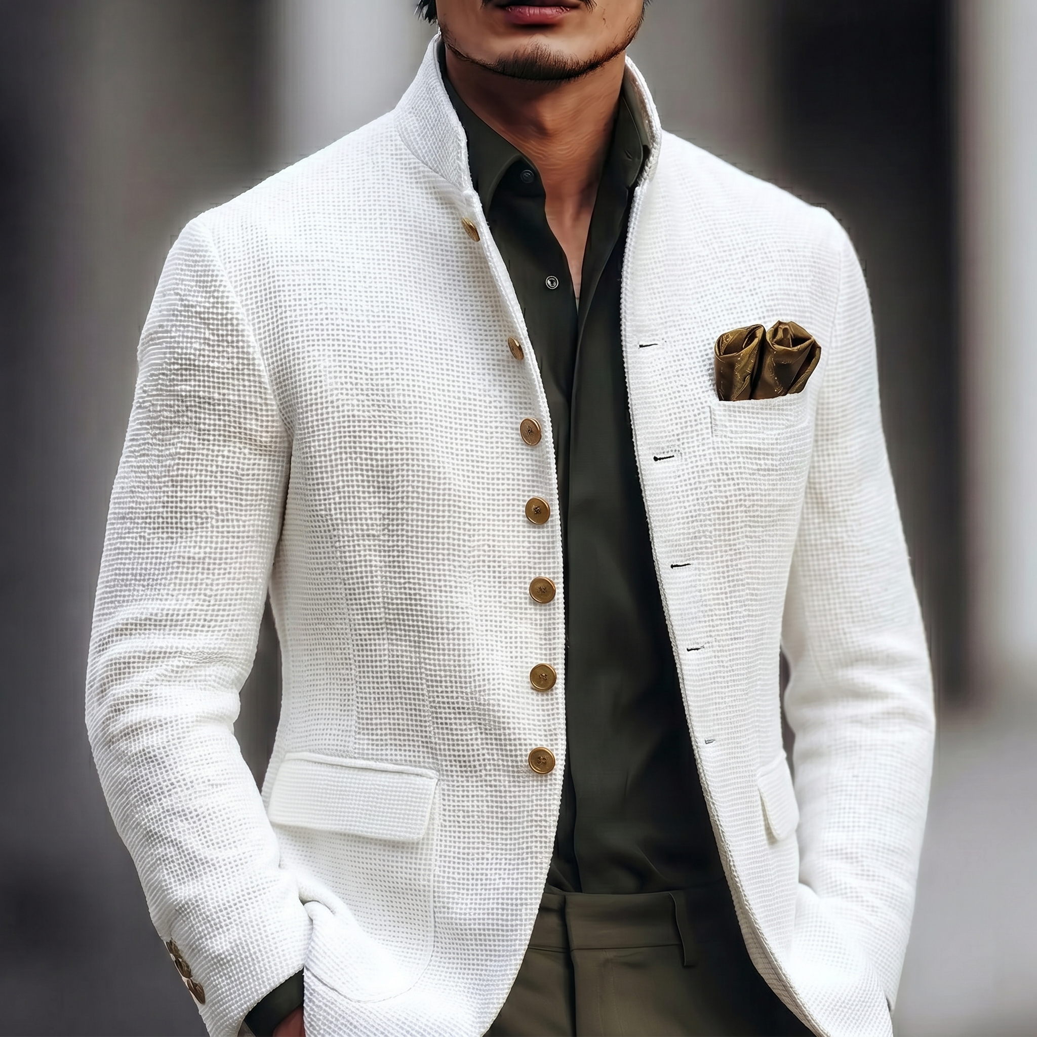 Matt | Klassieke blazer met enkele rij knopen