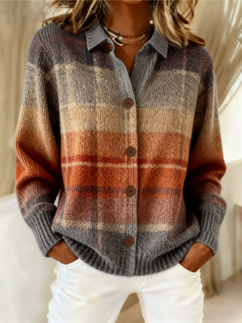 Marvise | Stijlvolle Blouse Met Checkered Design