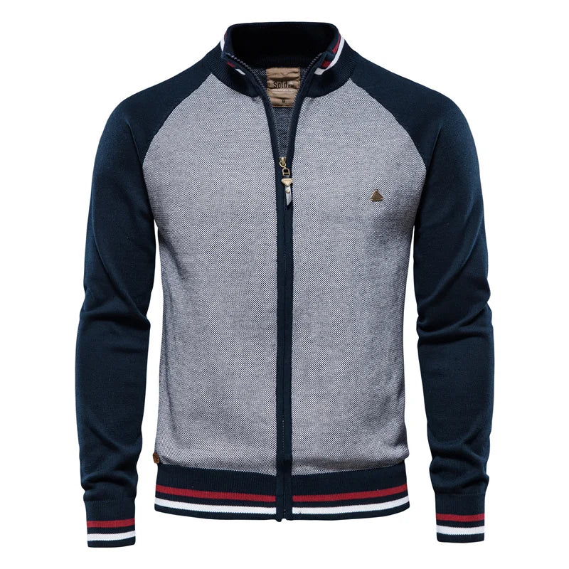 Nesvaldir | Herenvest met moderne rits en sportieve details