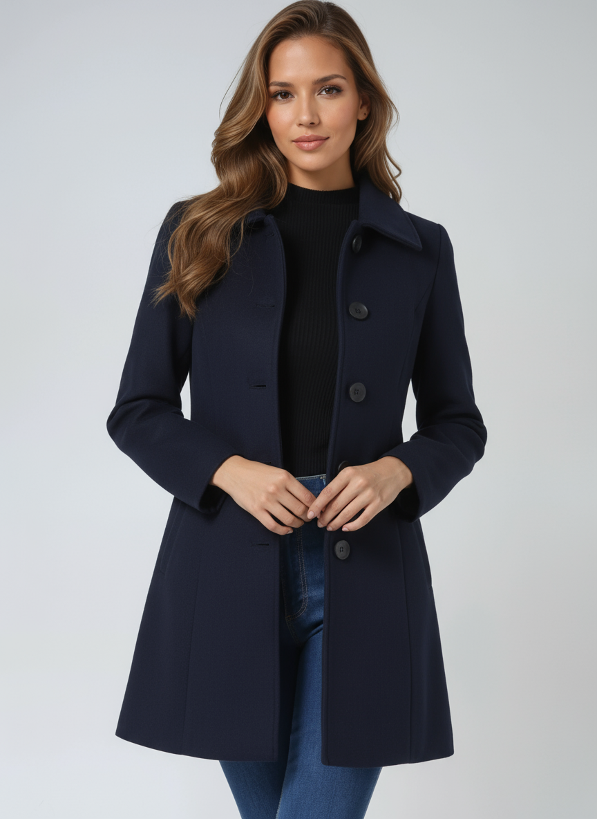 Sylvianne | Dames Enkelrij Mantel
