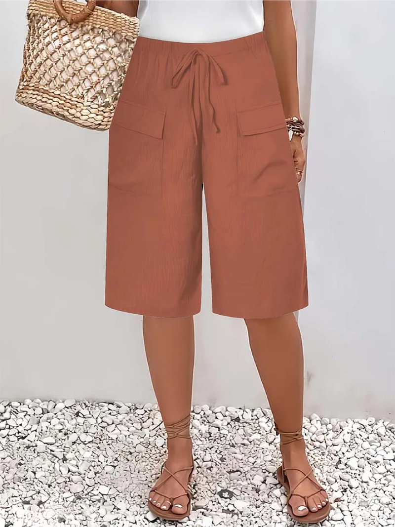 Olga | Korte broek met elastische tailleband