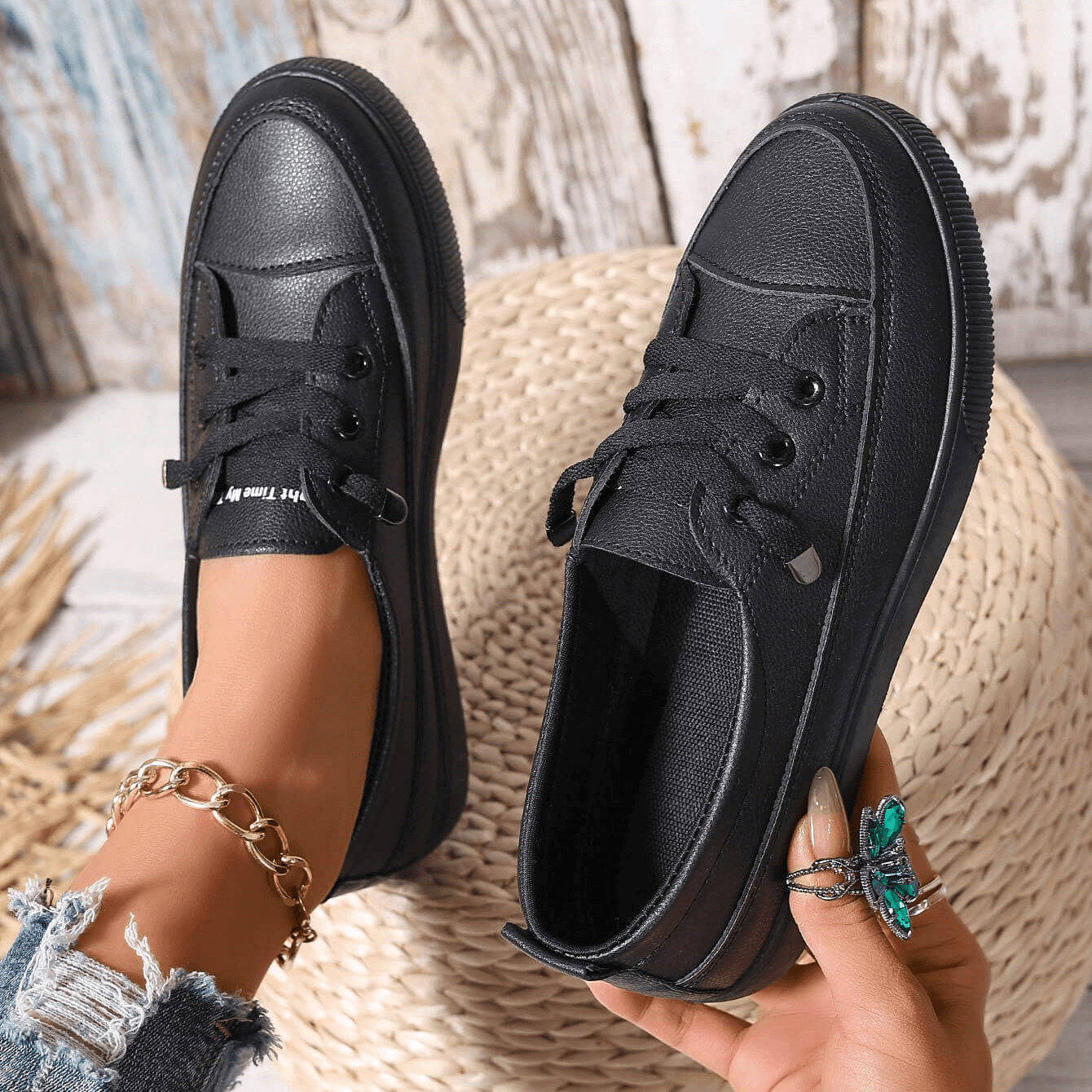 Abigail | Orthopedische veterschoenen – Comfort en elegantie