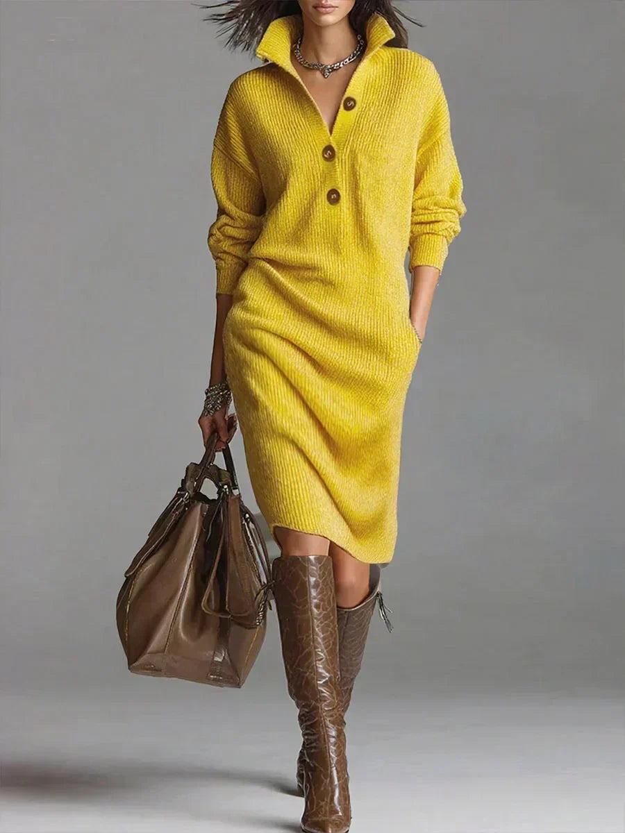 Janice | Elegante trui-jurk
