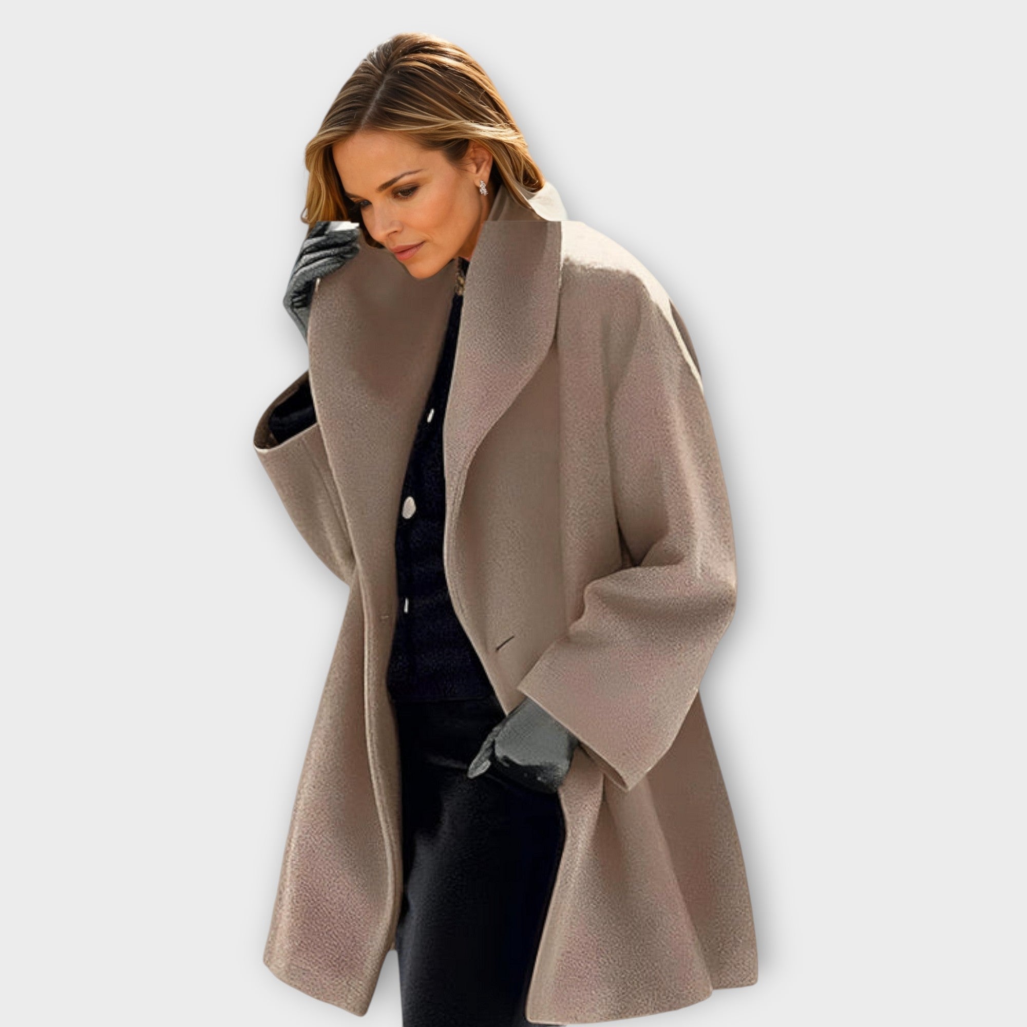 Tessel | Elegante Lange Mantel