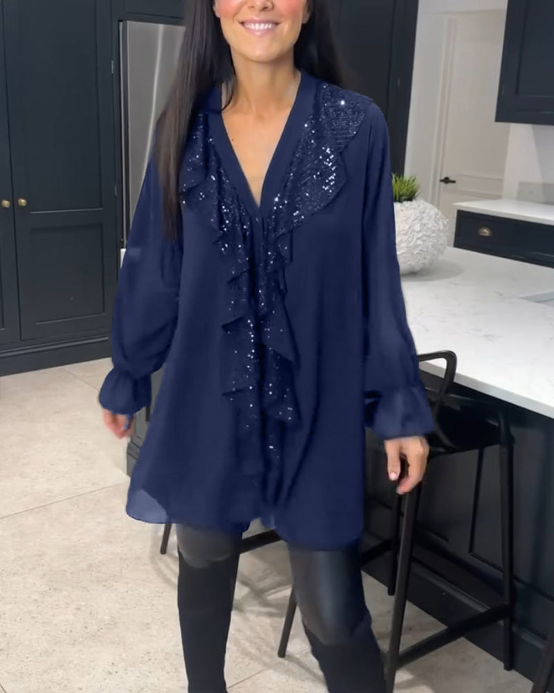 Norélise | Elegante Blouse Met Ruches