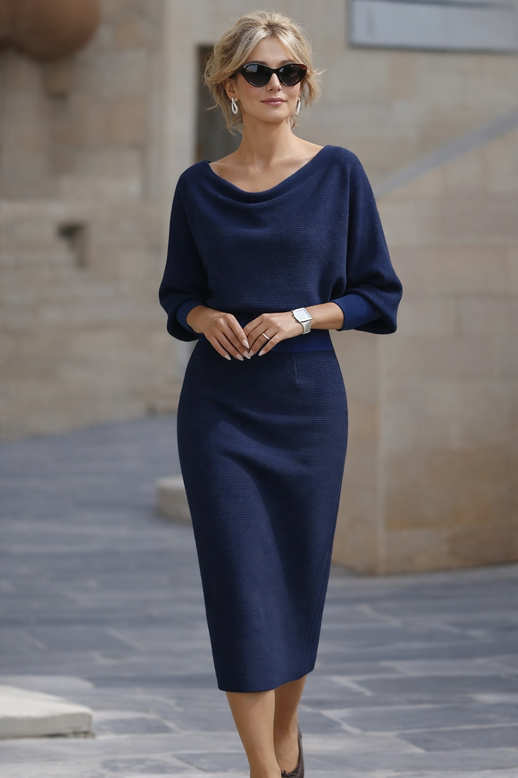 Jurilyn | Elegante midi-jurk voor elke dag