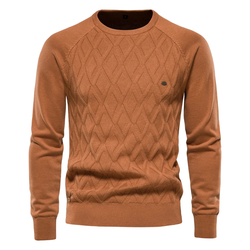 Fenlarden | Heren Trui Met Ruitdesign