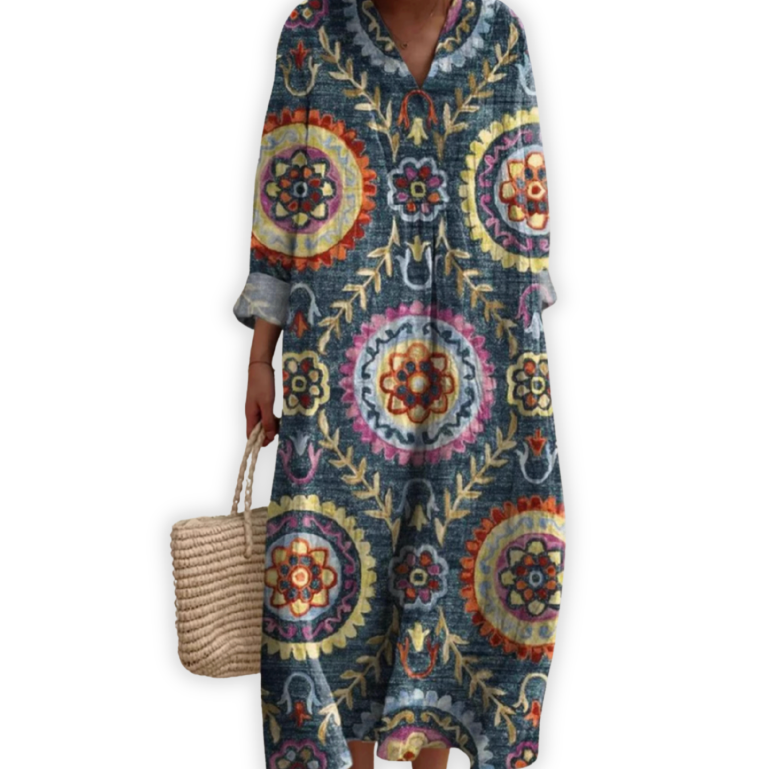 Olivia | Lichte Vintage Jurk