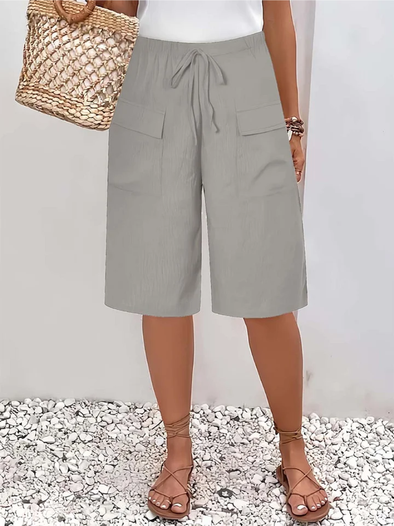 Olga | Korte broek met elastische tailleband
