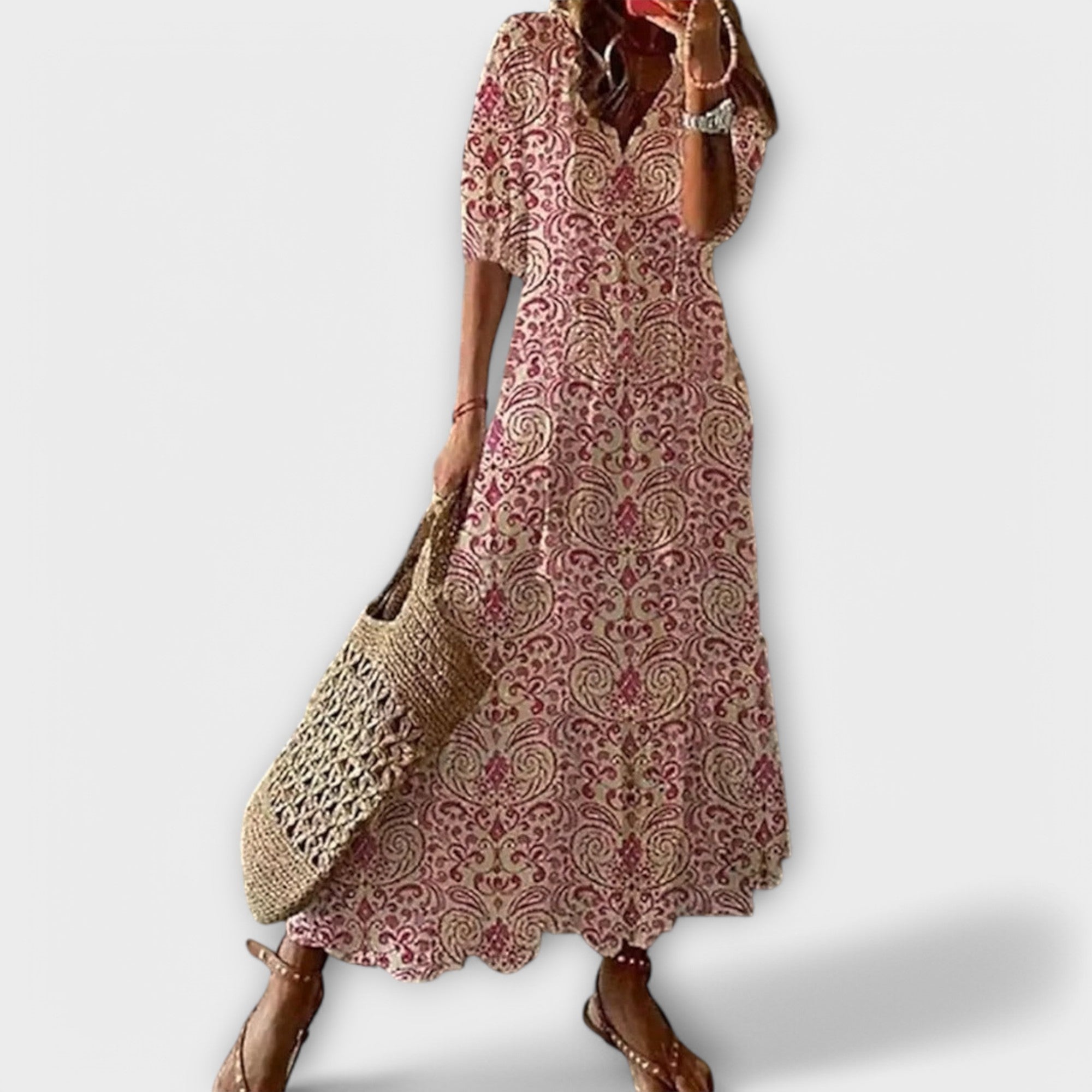 Helga | Elegante maxi-jurk