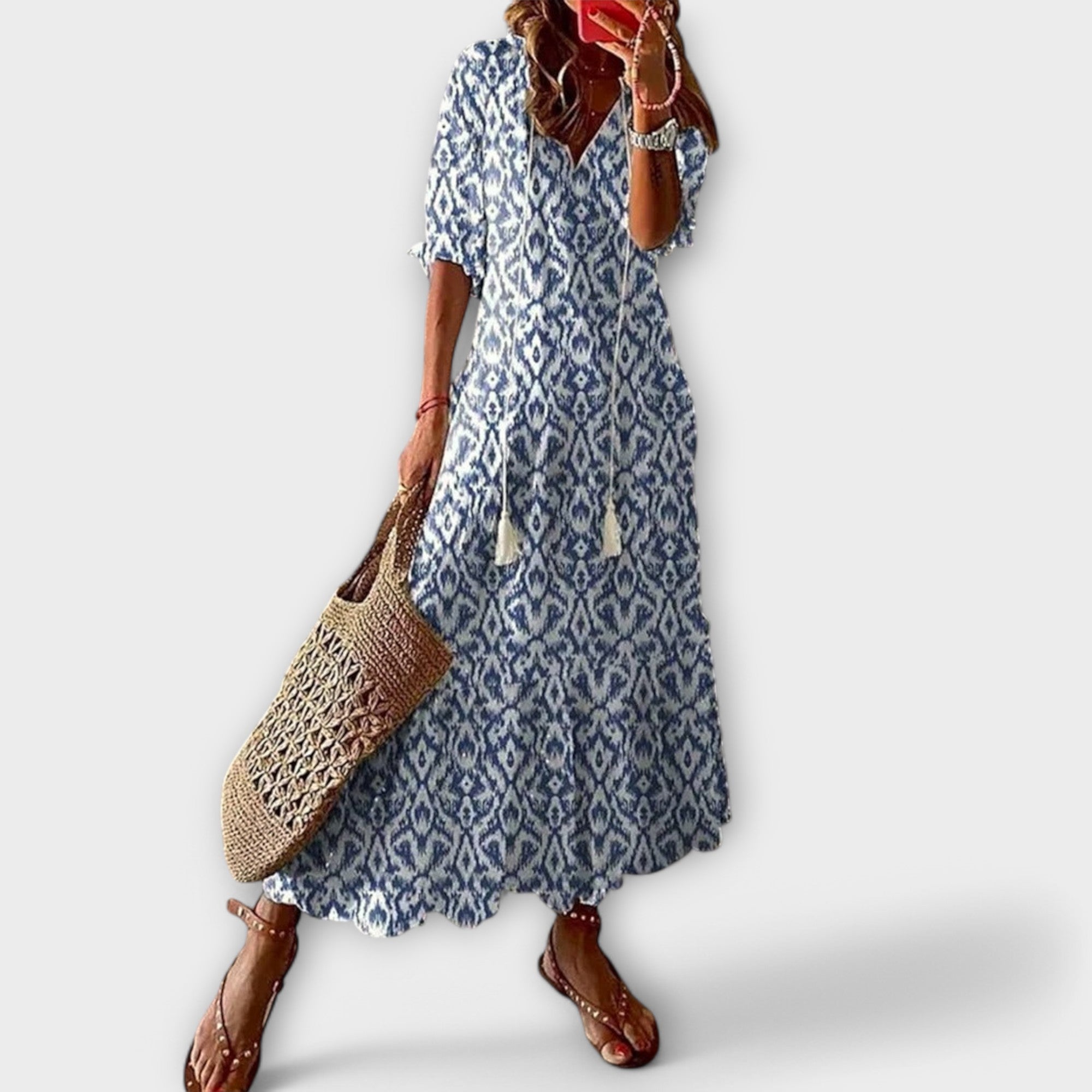 Helga | Elegante maxi-jurk